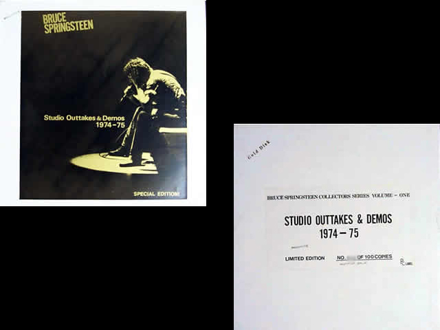 Bruce Springsteen - STUDIO OUTTAKES AND DEMOS 1974-1975